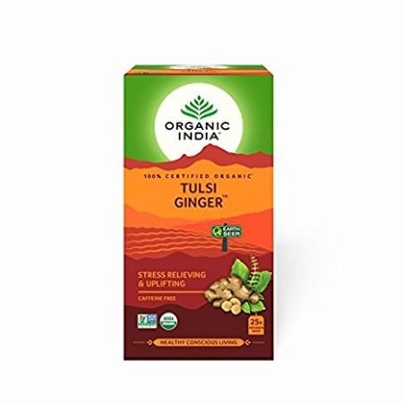 ORGANIC IND TULSI GINGER TEA