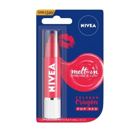 NIVEA LIP CRAYON (POP RED)