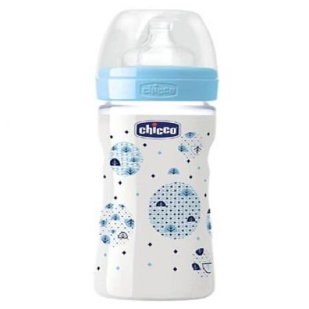 CHICCO FEEDING 250ML BLUE 4M+